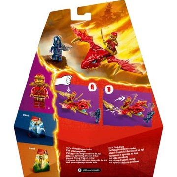 LEGO Ниндзяго Кай и атака дракона 71801