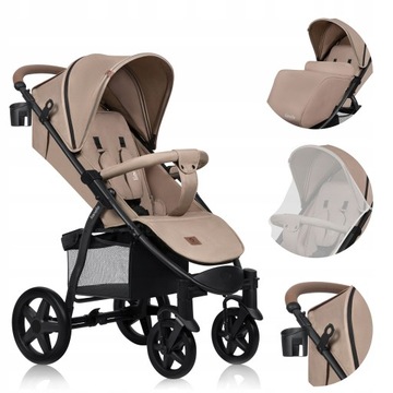 Wózek spacerowy Annet Plus Beige Sand