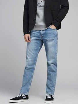 Jack&Jones Jeansy Chris 12193398 Niebieski Relaxed Fit