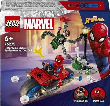 LEGO Super Heroes 76275 Pościg na motocyklu: Spider-Man vs. Doc Ock
