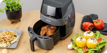 Обезжиренная фритюрница Zelmer ZAF5502G 1500 Вт 5 л черная