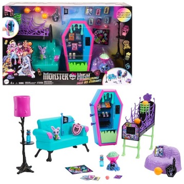 Zestaw Mattel HNF67 Monster High Student Lounge