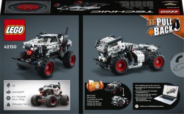 LEGO Technic Monster Dalmatian PullBack Двигатель 2 в 1