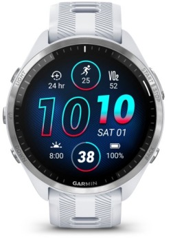 Garmin Forerunner 965 белоснежный/пудровый серый