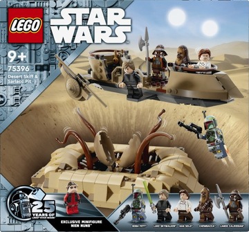 LEGO Star Wars 75396 Star Wars 75396 Pustynna łódź i Sarlacc Pit