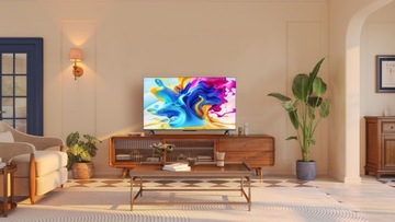 Телевизор QLED TCL 43C645 43 дюйма 4K UHD черный + регулируемый кронштейн 32–75 40 кг