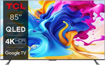 ТВ 85 TCL 85C645 QLED Google TV 4K UHD
