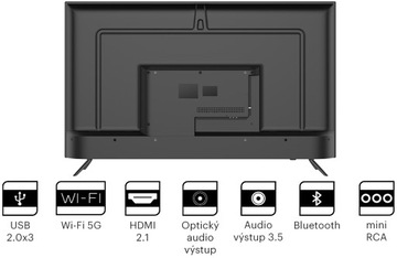 KIVI 50U740NB 50-дюймовый 4K-телевизор с ОС Android, DVB-T2, Bluetooth-телевизор