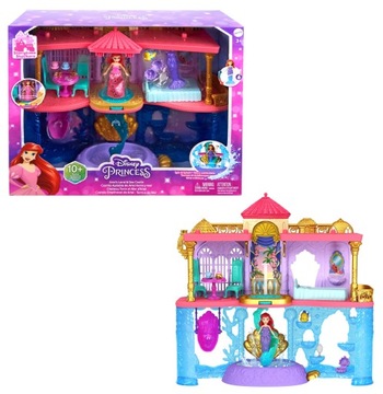 Mattel Księżniczka Disneya Pałac Arielki Domek dla lalek mała syrenka Ariel