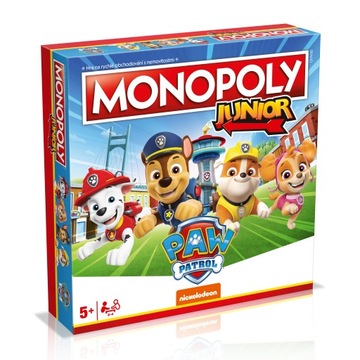 Monopoly Junior Psi Patrol Gra planszowa Winning Moves