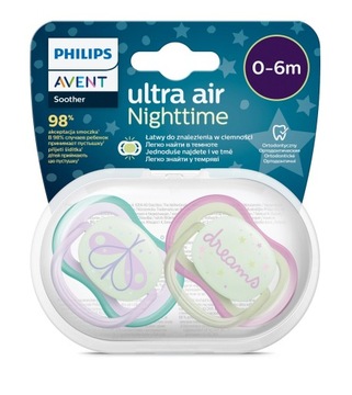 AVEN SMOCZ.USPAKAJAJACY AIR NOCNY 0-6M GIRL SCF376/19