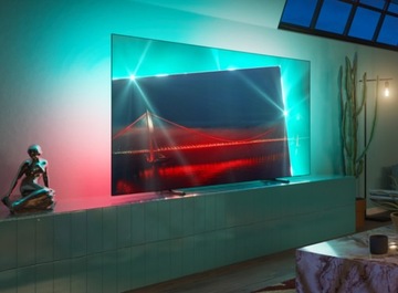 Телевизор PHILIPS OLED 48OLED718 4K UHD DVB-T2 120 Гц HDMI 2.1 AMBILIGHT