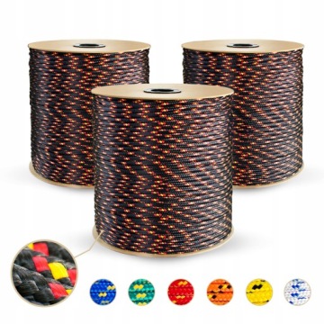 Парусный канат полипропиленовый 12 мм оплетка универсальный черный 20 м