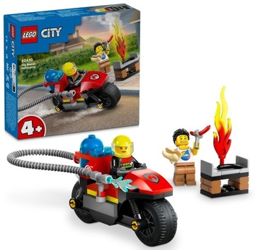 LEGO CITY 60410 ПОЖАРНО-СПАСАТЕЛЬНЫЙ МОТОЦИКЛ