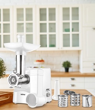 Мясорубка Zelmer ZMM1535B 1500 Вт, белая