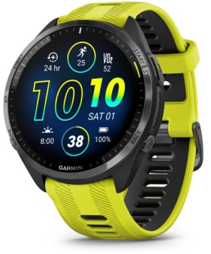 Zegarek sportowy Garmin Forerunner 965 AMOLED żółty