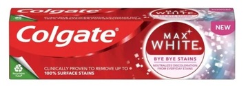 Colgate Max White Bye Bye Stains Pasta do zębów 75ml