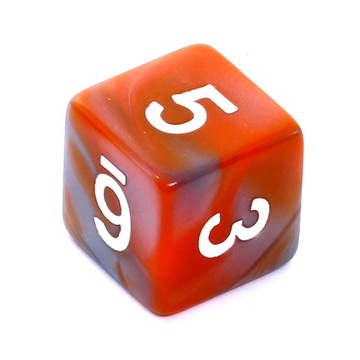 Rebel Zestaw Kości RPG Pomarańczowo-szare
