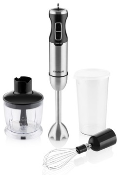 BLENDER RĘCZNY WIELOFUNKCYJNY MIKSER MALAKSER ROBOT 1000W ZESTAW HYUNDAI