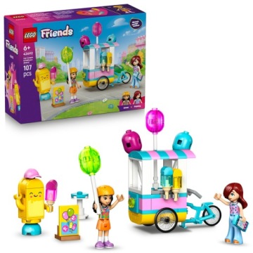 LEGO FRIENDS 42692 прилавок з морозивом і повітряними кульками мінілялечки LIANN і пейслі