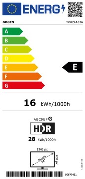 LED-ТВ 24-ДЮЙМОВЫЙ СМАРТ-ТВ ANDROID dvb-t2 HDR10 HEVEC WIFI Bluetooth