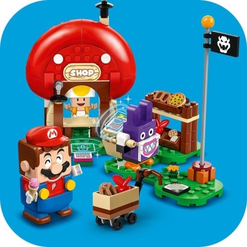 LEGO Super Mario 71429 Расширенный набор «Наббит в магазине жабы»