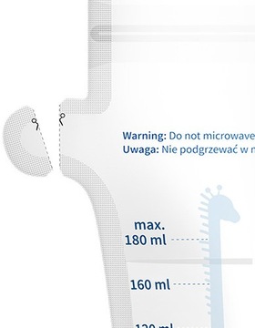 Woreczki do przechowywania pokarmu BABYONO 1084