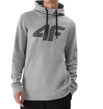 МУЖСКАЯ ТОЛСТОВКА 4F С КАПЮШОНОМ, ХЛОПОК AW23M694