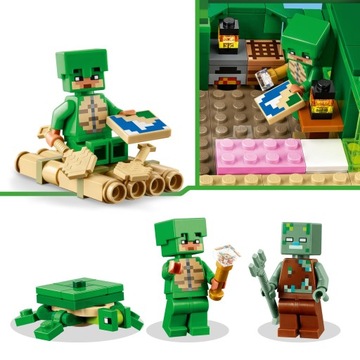 LEGO Minecraft MAJKRAFT ДОМ ЧЕРЕПАХА NEW MINEKRAFT MAJCRAFT NEW 2024