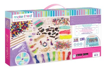 MAKE IT REAL НАБОР ДЛЯ ИЗГОТОВЛЕНИЯ УКРАШЕНИЙ С БИСЕРОМ Ювелирная студия