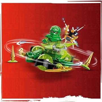 LEGO NINJAGO LLOYD'S DRAGON POWER SPINJITZU ROTATION 717