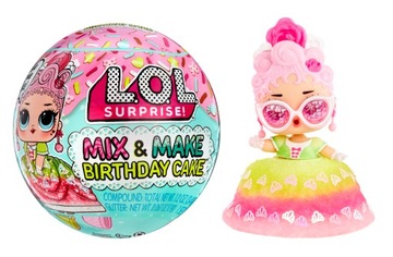 LOL SURPRISE MIX & MAKE BIRTHDAY CAKE LALKA LALECZKA KULA NIESPODZIANKA