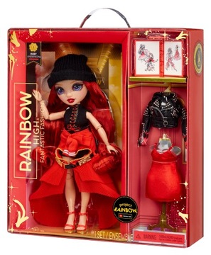 Lalka Rainbow High Fantastic Fashion Doll- RED - Ruby Anderson Mga 587323EU