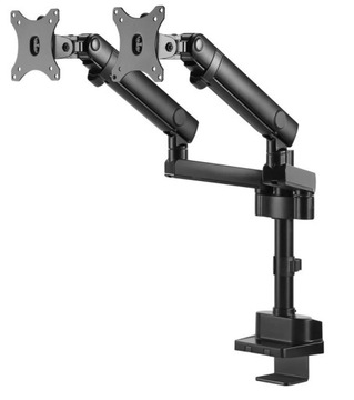 НАСТОЛЬНЫЙ ДЕРЖАТЕЛЬ ДЛЯ 2 LED ЖК-МОНИТОРОВ 2 РУКИ 2x8 кг MACLEAN MC-812