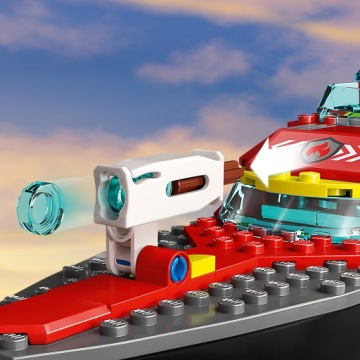 LEGO City Пожарная лодка 60373