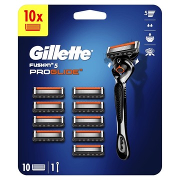 Gillette ProGlide Maszynka do golenia + 10 Ostrzy