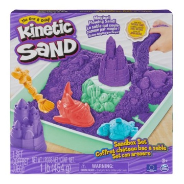 Пісок кінетичний набір замок з формочками і тацею KINETIC SAND 454 г
