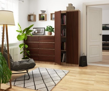 КНИЖНЫЕ ПОЛКИ *ЦВЕТА* 80x35x180см ЗАКРЫВАЕМЫЕ ПОЛКИ