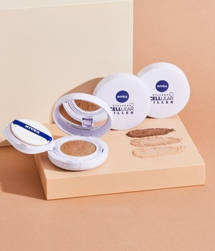 Крем-основа NIVEA Cellular Expert Finish 3в1 в подушечке, светлый цвет