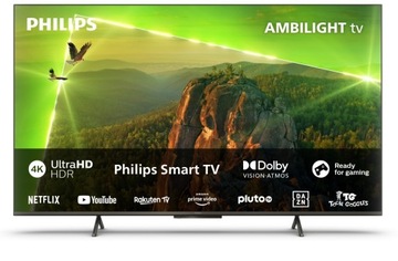 Philips 43PUS8118/12 43-дюймовый 4K UHD телевизор со светодиодной подсветкой Ambilight