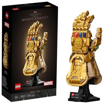 LEGO MARVEL #76191 RĘKAWICA NIESKOŃCZONOŚCI: KOLEKCJONERSKI MODEL z FILMÓW