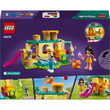 LEGO FRIENDS 42612 ИГРОВАЯ ПЛОЩАДКА ДЛЯ КОШЕК CAT FRIENDS ГОСТИНАЯ КОШАЩИЙ ДОМ