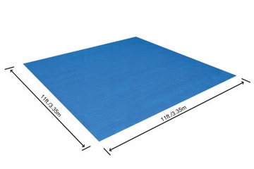 Bestway mata pod basen 335x335 305x305 plandeka ochronna do Fast Set 3.05