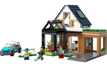 LEGO City 60398 Семейный дом и электромобиль
