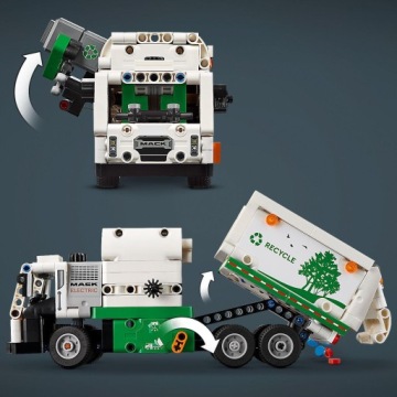 LEGO TECHNIC 42167 Электрический мусоровоз Mack LR