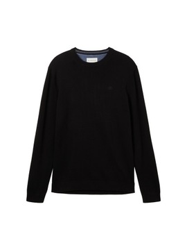 Sweter męski Tom Tailor r. XL black