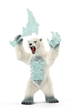SCHLEICH - ELDRADOR CREATURES - BLIZZARD BEAR WITH WEAPON (42510) (FIGURKA)