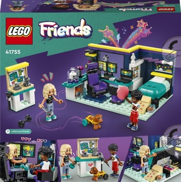 LEGO Friends Комната Новы 41755