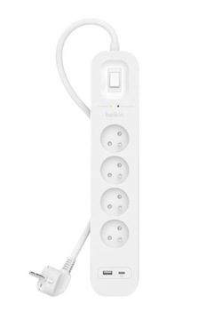 Listwa przeciwprzepięciowa Belkin 2 m 4 gniazd
