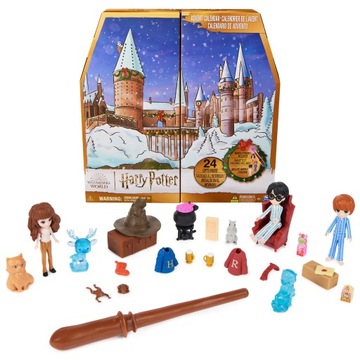 KALENDARZ ADWENTOWY HARRY POTTER Z MAGICZNĄ RÓŻDŻKĄ LALKAMI NIESPODZIANKI